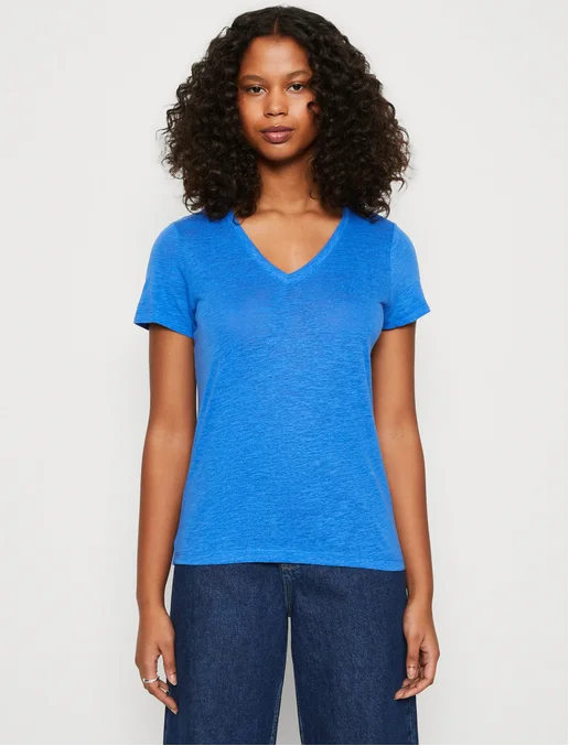 Lee T-shirt da donna con scollo a V Neck Tee L41JENA13 ferris