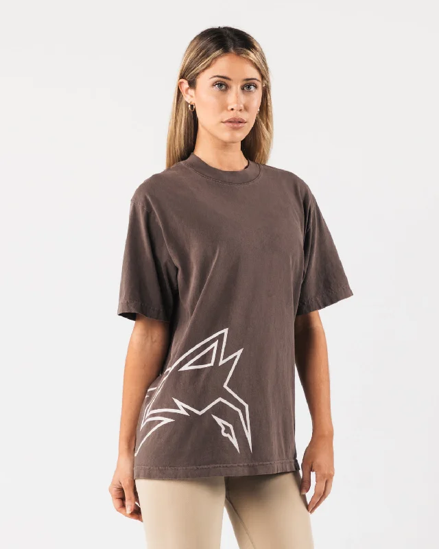 Giant Wolf Head Tee - Clove