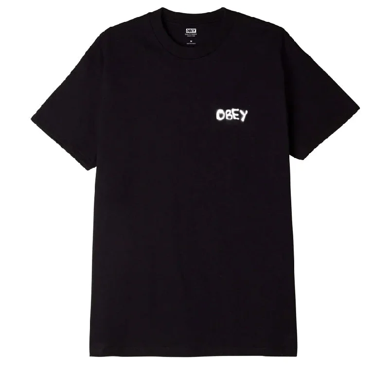 Obey T-Shirt manica corta da uomo Visual Design Studio Classico 165263415 nero