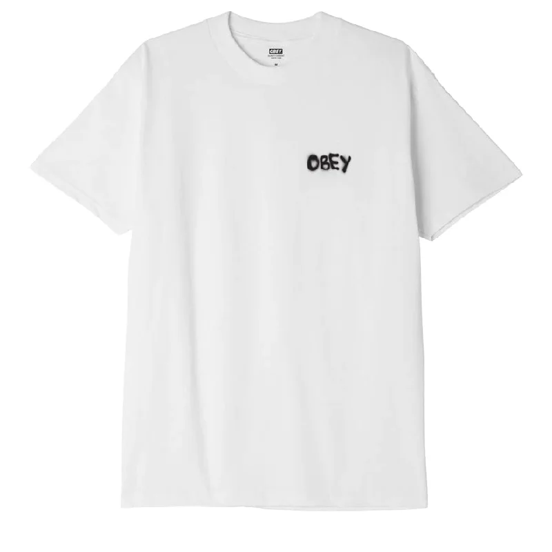 Obey T-Shirt manica corta da uomo Visual Design Studio Classico 165263415 bianco