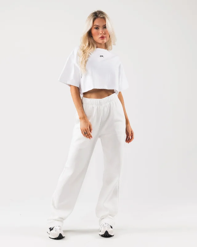 Origin Crop - White / Pewter