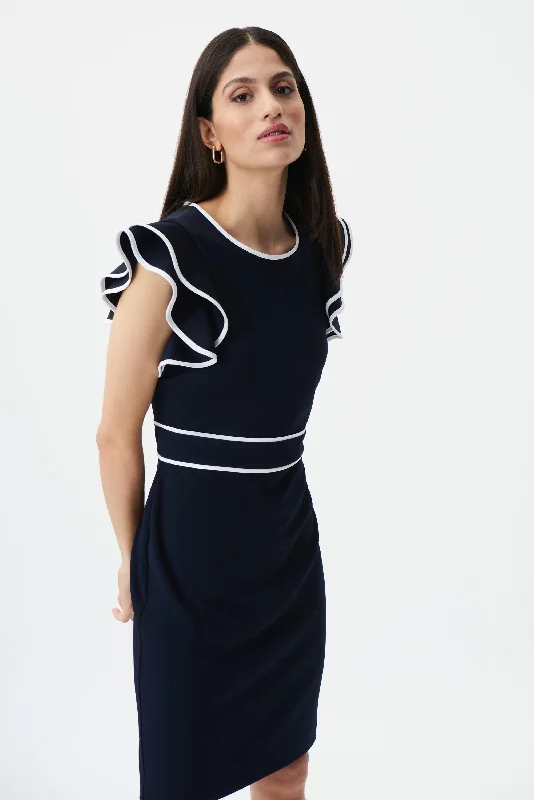 Ruffled Sleeve Sheath Dress. Style JR232067