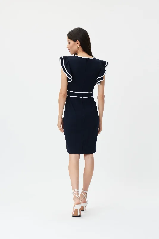 Ruffled Sleeve Sheath Dress. Style JR232067