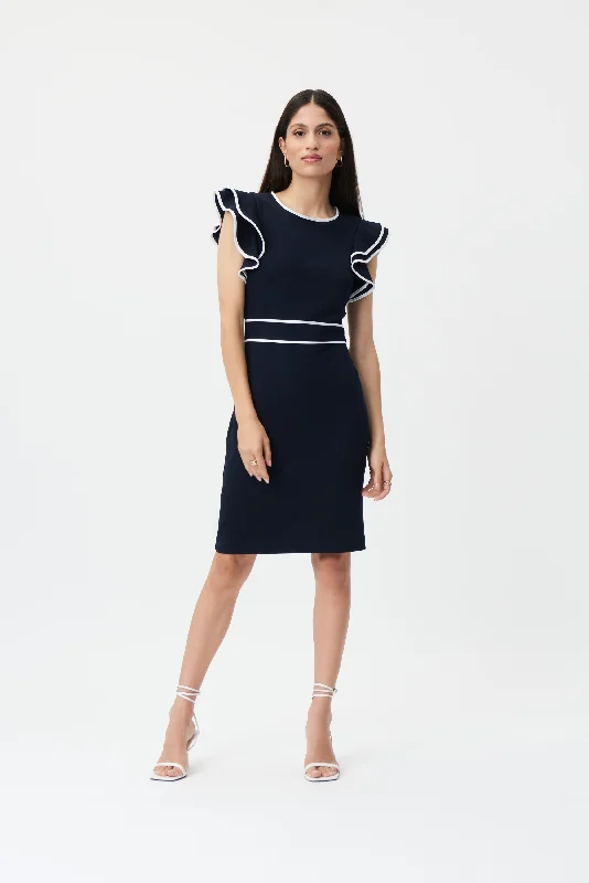 Ruffled Sleeve Sheath Dress. Style JR232067