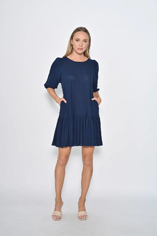 Navy Shift Dress