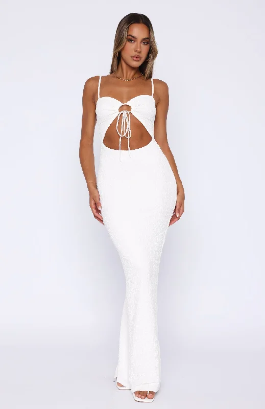 No Stress Maxi Dress White