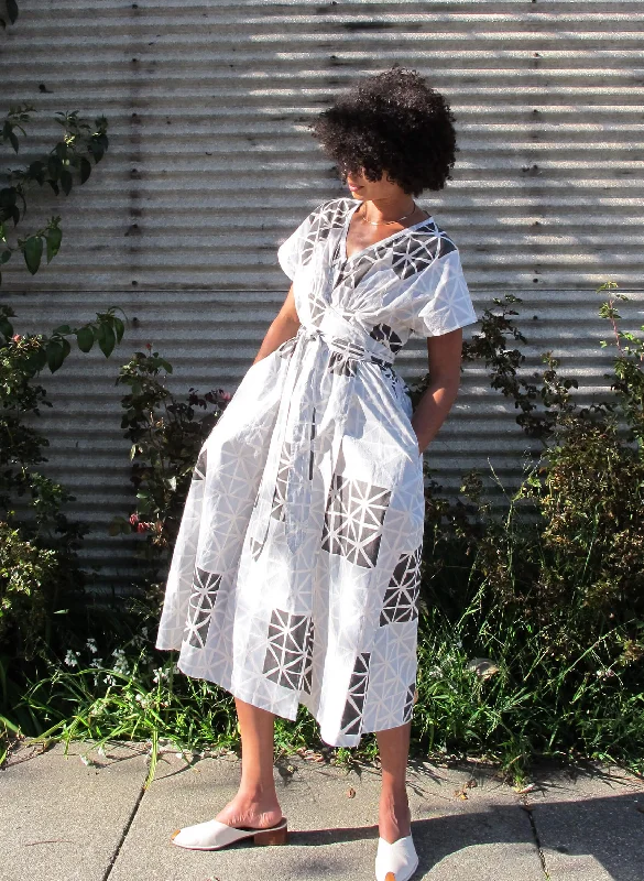 Roma Dress, geode print