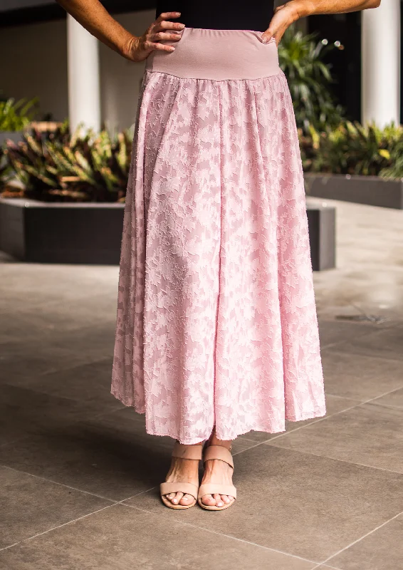 Sienna Pink Long Skirt