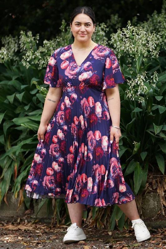 Talor Vivian Dress - Dream Floral Navy