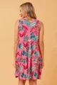 The Ultimate Comfort Dress - Pink Flamingo