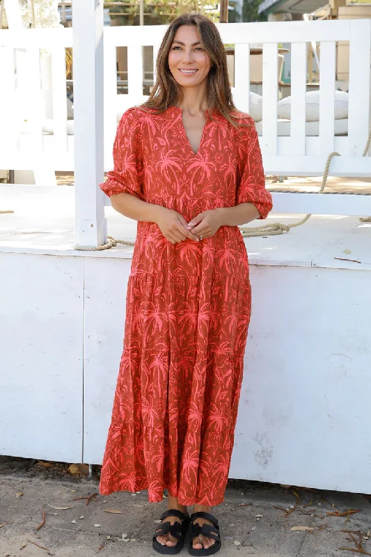 Zoe Long Sleeves Maxi Dress