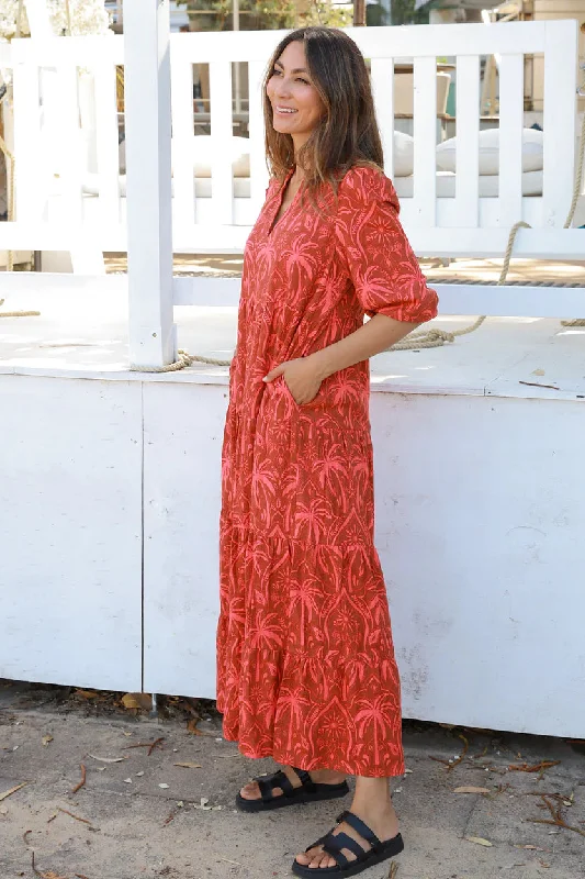 Zoe Long Sleeves Maxi Dress