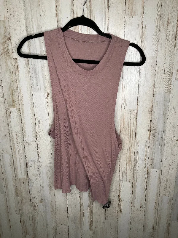 Athletic Tank Top By Alo In Purple, Size: M