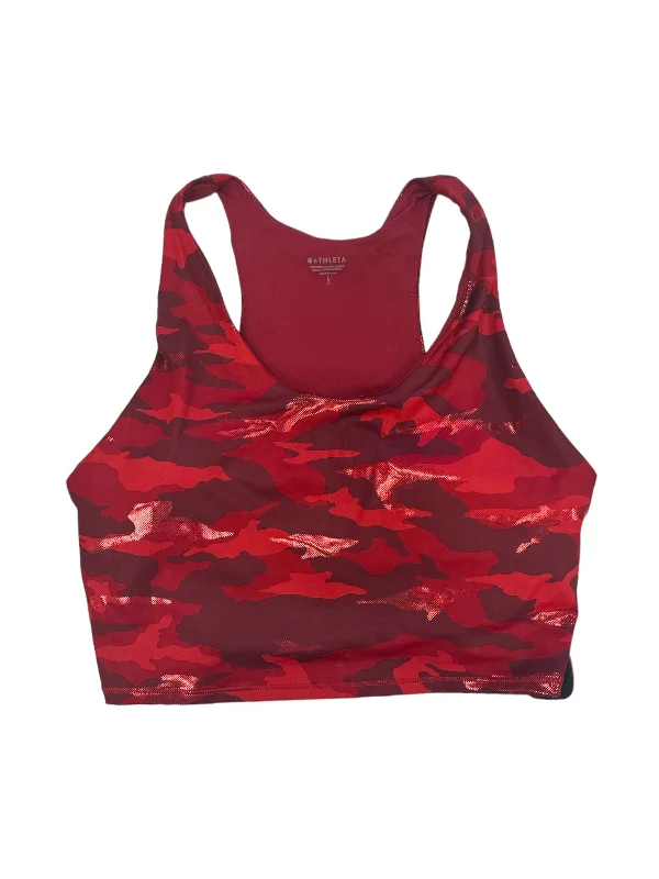 Athletic Tank Top By Athleta In Red, Size: Large