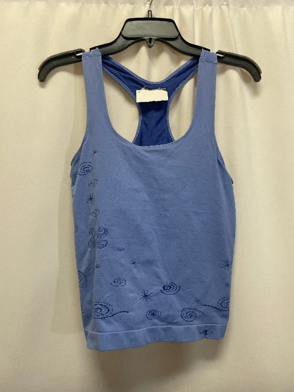 Athletic Tank Top By Champion In Blue, Size: M