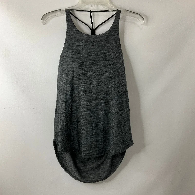 Athletic Tank Top By Lululemon In Grey, Size: 8