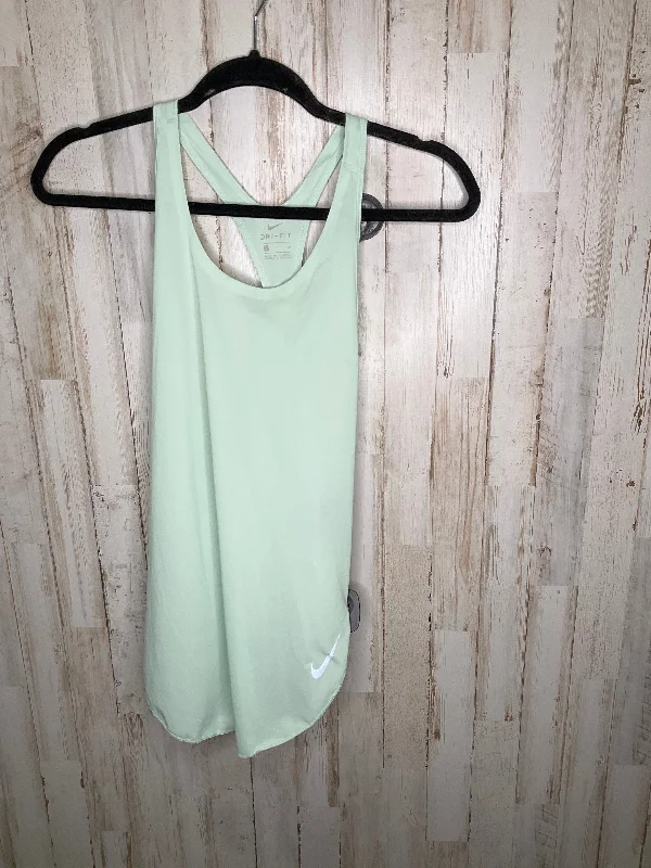 Athletic Tank Top By Nike In Green, Size: S