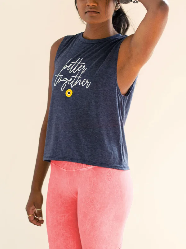 CorePower Better Together Cropped Muscle Tank