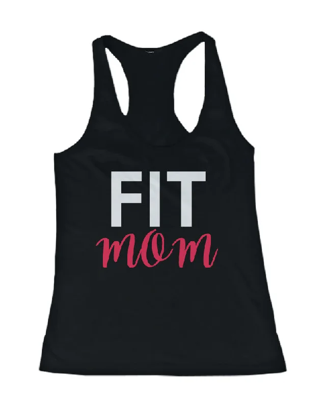 Fit Mom Workout Tanktop Cute Mothers Day Or Holiday Gifts For Gym Mom