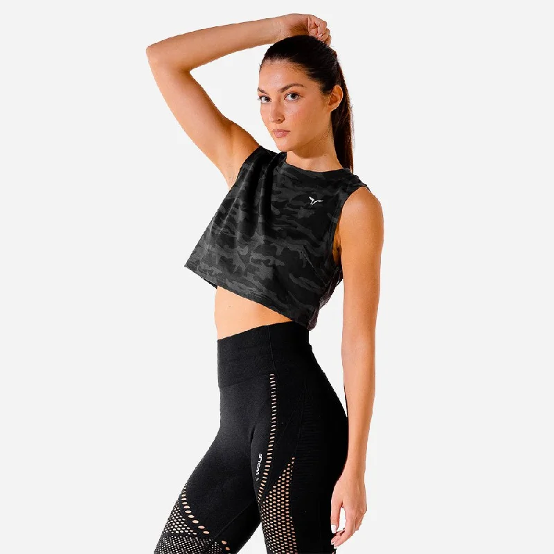 Limitless Crop Top - Camo