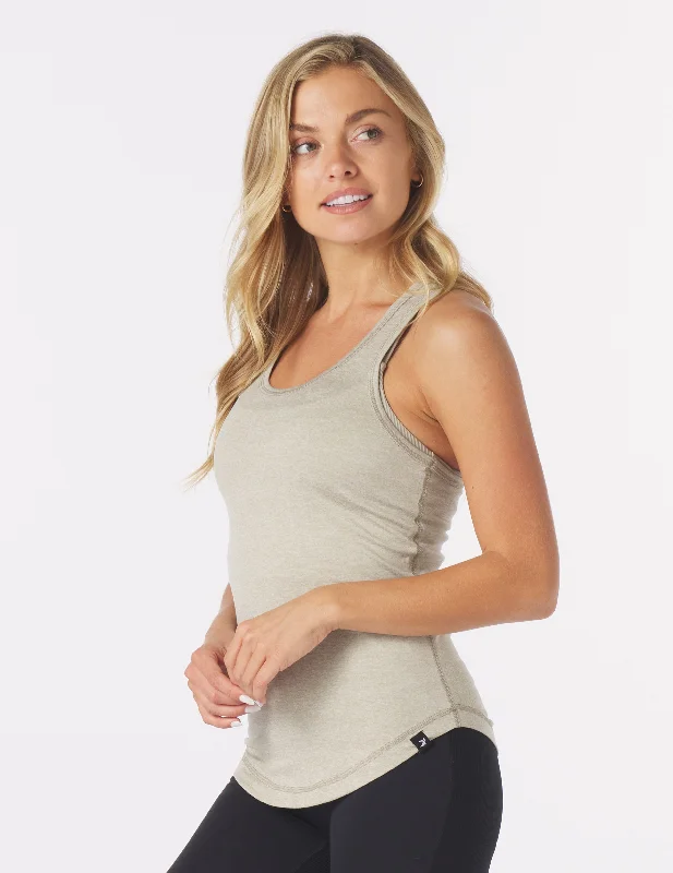 Simplicity Tank: Linen Heather