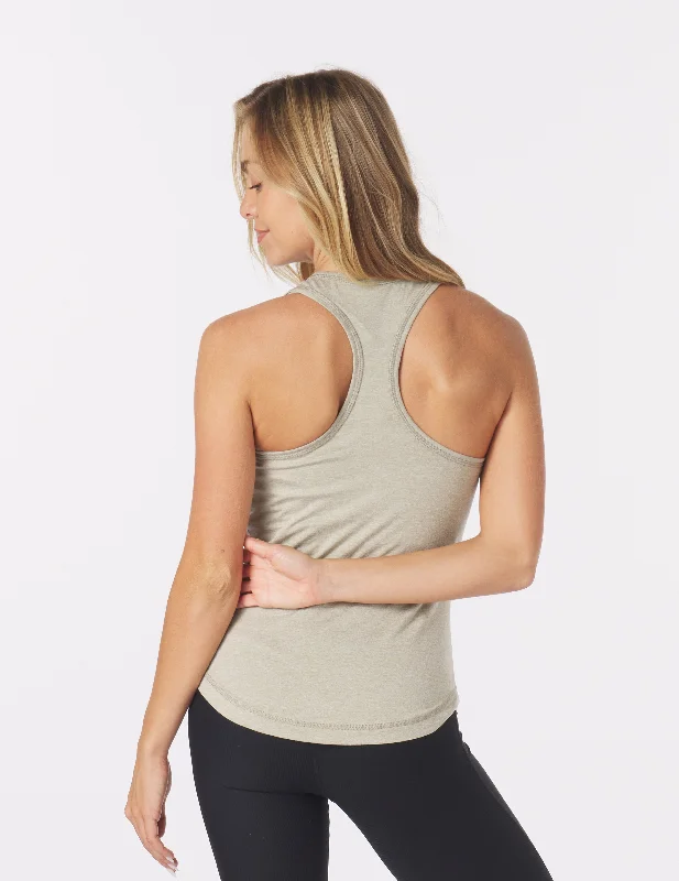 Simplicity Tank: Linen Heather