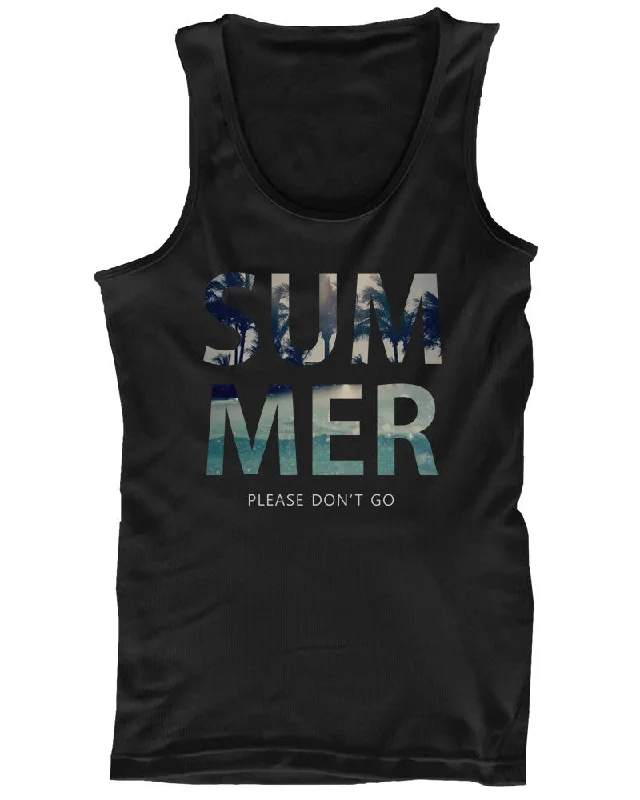 SUMMER Don't Go Matching Couple Tank Tops