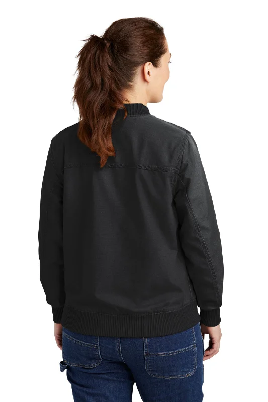 Carhartt Womens Crawford Rugged Flex Full Zip Jacket - Black