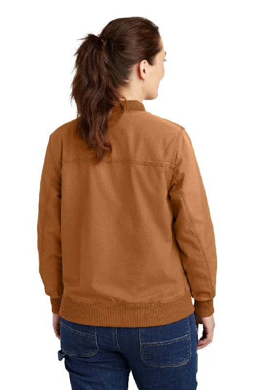 Carhartt Womens Crawford Rugged Flex Full Zip Jacket - Carhartt Brown