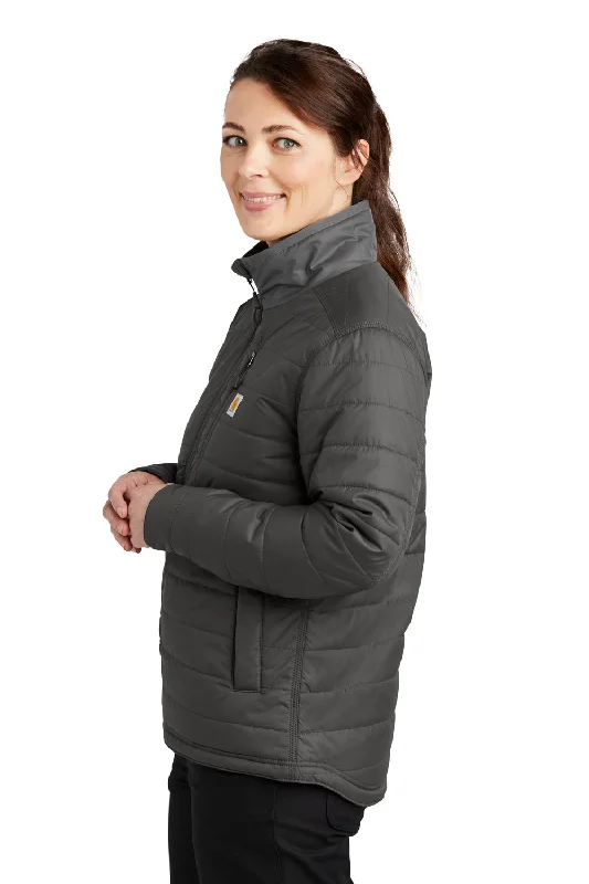 Carhartt Womens Gilliam Wind & Water Resistant Full Zip Jacket - Shadow Grey