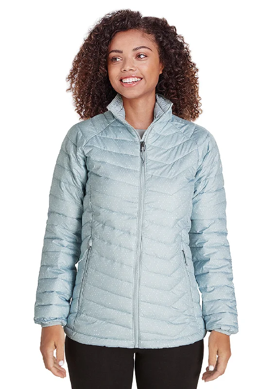 Columbia Womens Powder Lite Water Resistant Full Zip Jacket - Cirrus Grey