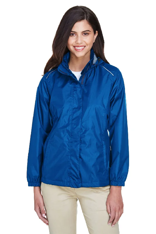 Core 365 Womens Climate Waterproof Full Zip Hooded Jacket - True Royal Blue