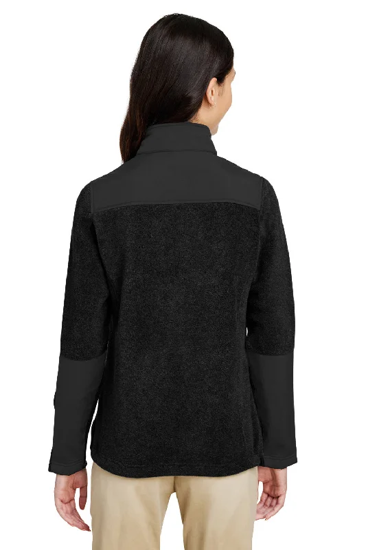 Core 365 Womens Journey Summit Hybrid Full Zip Jacket - Black