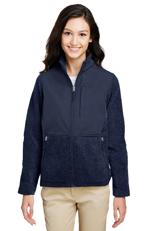 Core 365 Womens Journey Summit Hybrid Full Zip Jacket - Classic Navy Blue