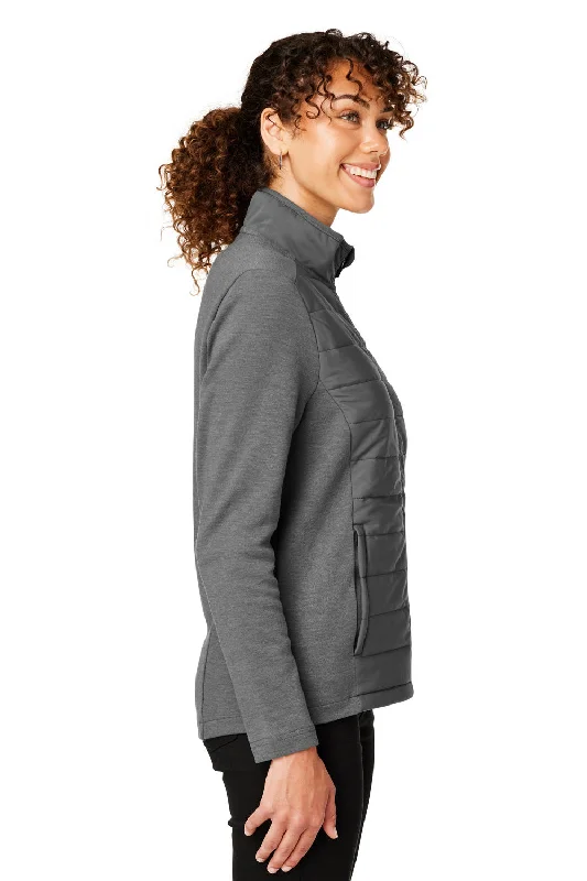 Devon & Jones Womens New Classics Charleston Hybrid Full Zip Jacket - Graphite Grey Melange