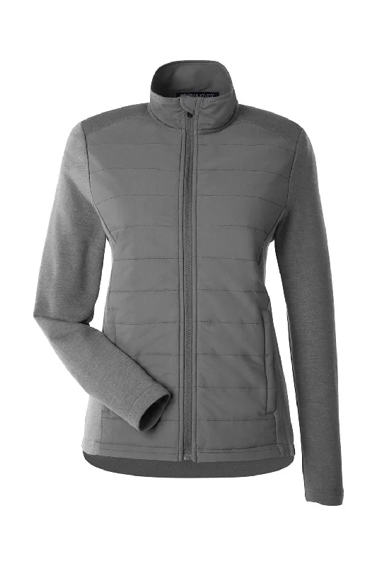 Devon & Jones Womens New Classics Charleston Hybrid Full Zip Jacket - Graphite Grey Melange