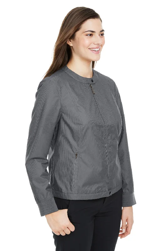 Devon & Jones Womens Vision Club Water Resistant Full Zip Jacket - Graphite Grey - Closeout