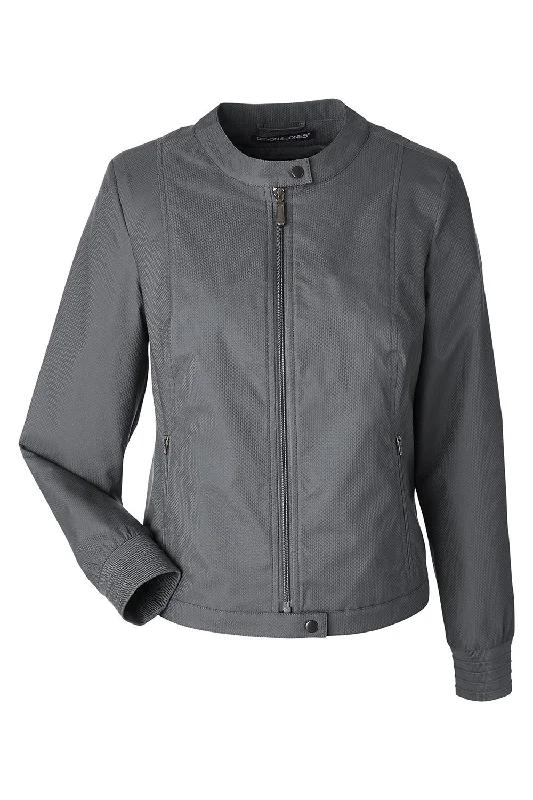 Devon & Jones Womens Vision Club Water Resistant Full Zip Jacket - Graphite Grey - Closeout