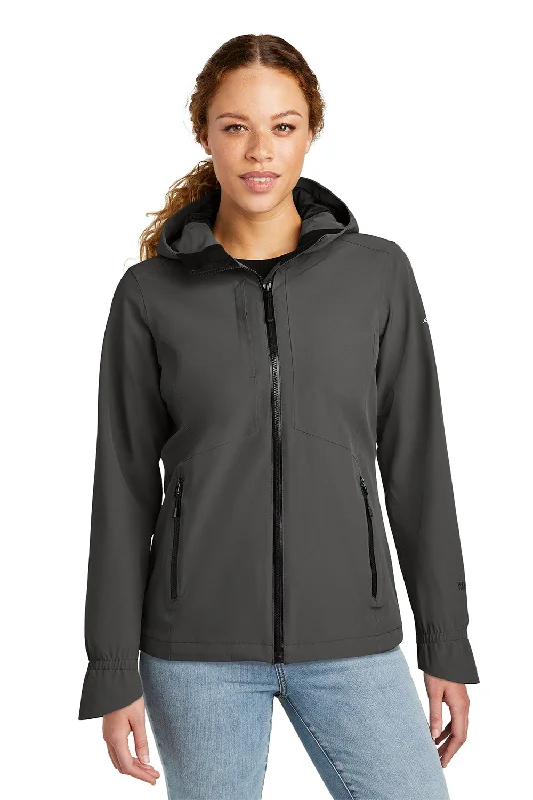 Eddie Bauer Womens WeatherEdge Plus Waterproof Full Zip Hooded Jacket - Iron Gate Grey