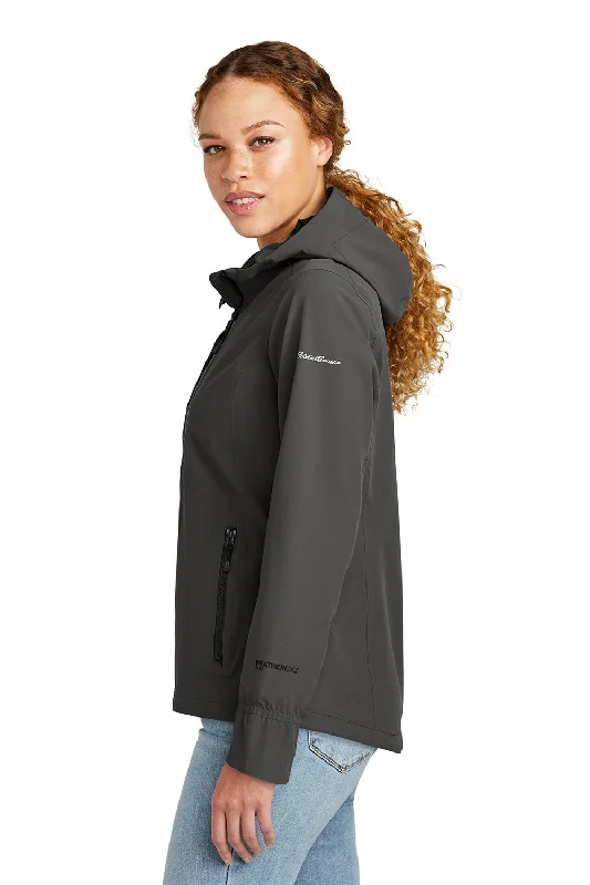 Eddie Bauer Womens WeatherEdge Plus Waterproof Full Zip Hooded Jacket - Iron Gate Grey