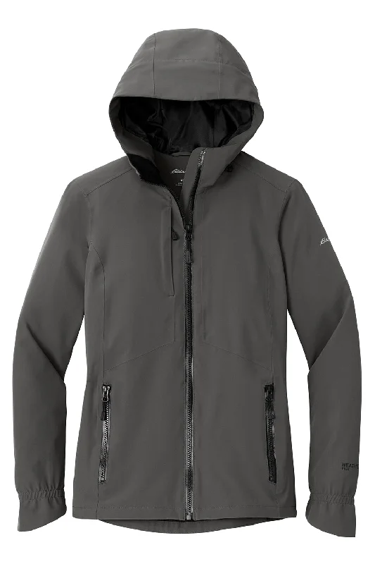 Eddie Bauer Womens WeatherEdge Plus Waterproof Full Zip Hooded Jacket - Iron Gate Grey