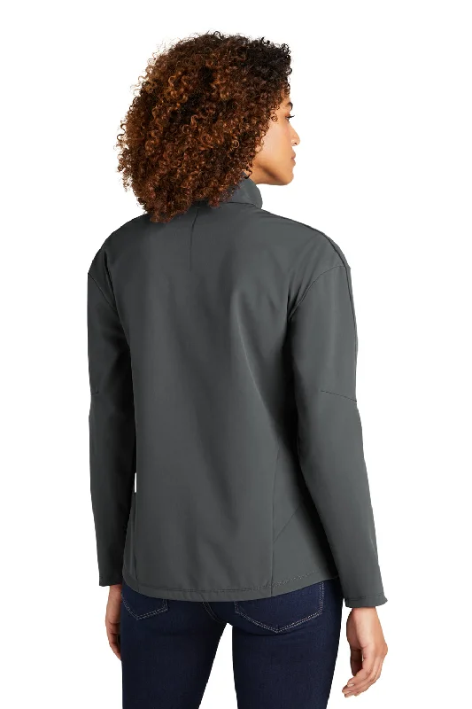 Ogio Womens Commuter Water Resistant Full Zip Soft Shell Jacket - Diesel Grey