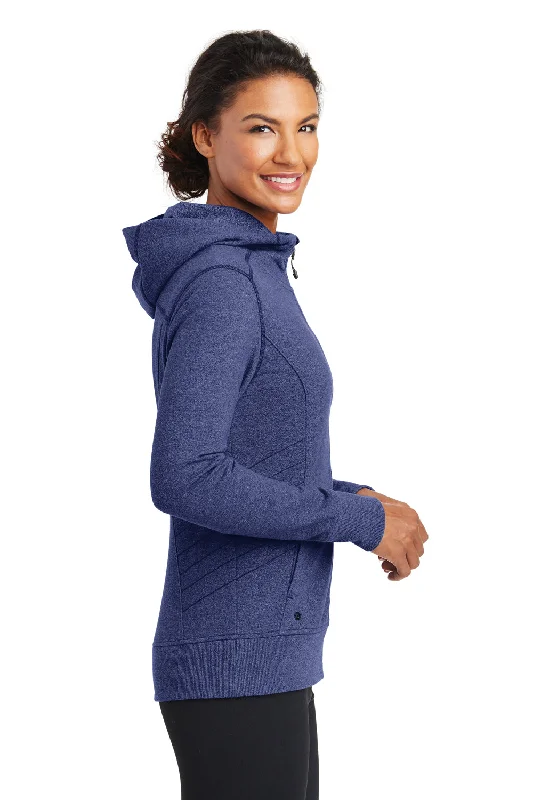 Ogio Womens Endurance Cadmium French Terry Full Zip Hooded Jacket - Blueprint - Closeout