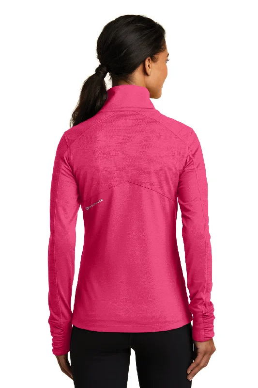 Ogio Womens Endurance Sonar Full Zip Jacket - Heather Flare Pink - Closeout