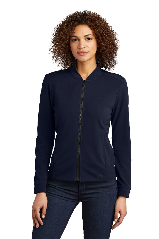 Ogio Womens Hinge Full Zip Jacket - River Navy Blue