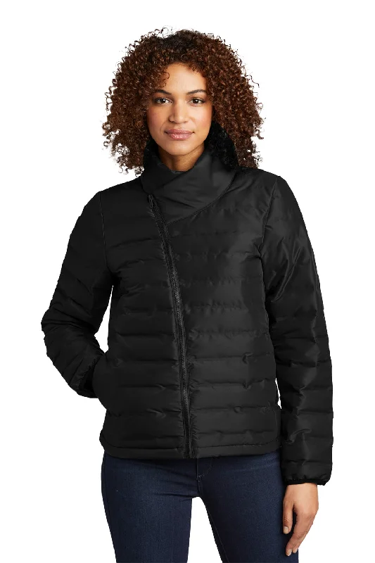 Ogio Womens Street Puffy Full Zip Jacket - Blacktop