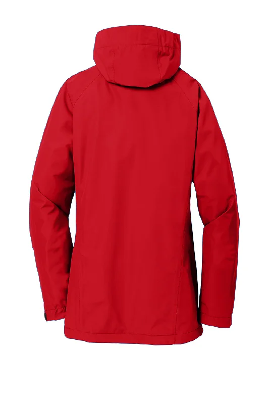 Port Authority Womens Torrent Waterproof Full Zip Hooded Jacket - Deep Red