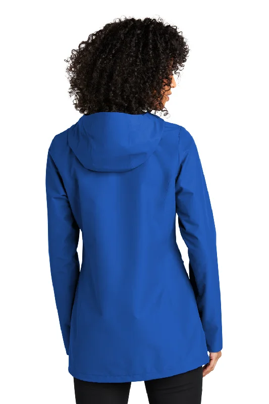 Port Authority Womens Collective Tech Waterproof Full Zip Outer Shell Hooded Jacket - True Royal Blue