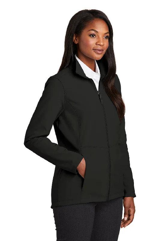 Port Authority Womens Collective Wind & Water Resistant Full Zip Jacket - Deep Black