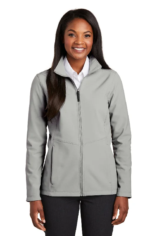 Port Authority Womens Collective Wind & Water Resistant Full Zip Jacket - Gusty Grey